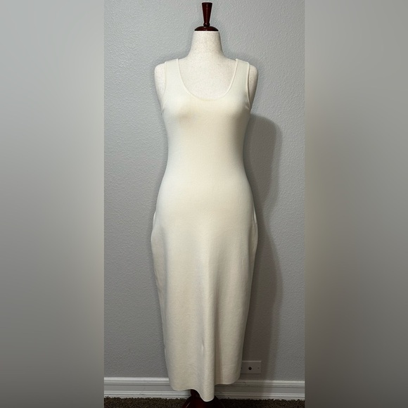 COS Cream Scoop Nectar Tank Maxi Dress. Size L. - Picture 2 of 8